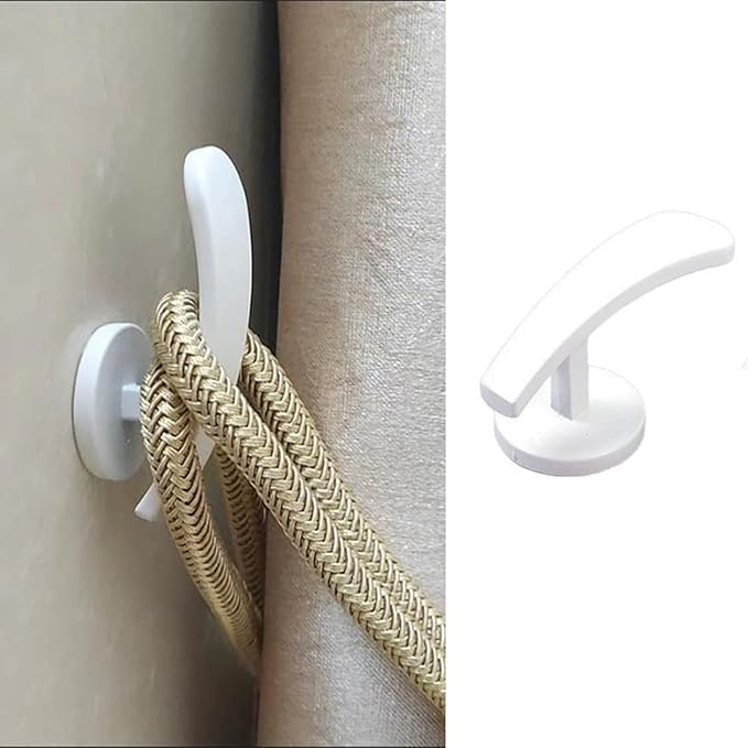 2 Pcs Curtain Tieback Hooks - Image 2