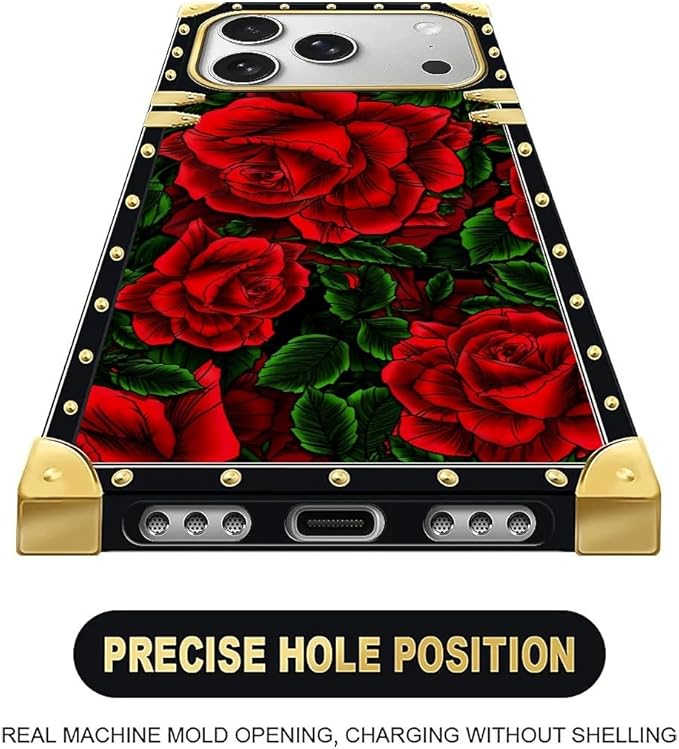 for iPhone 17 Pro Max Case Luxury Golden Decoration - Image 5