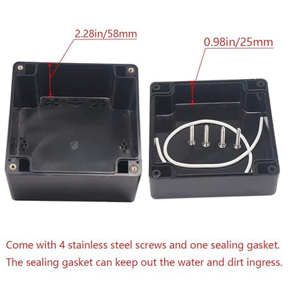 Junction box, Raculety Electrical Project Case Power Junction Box, Project Box - Image 4