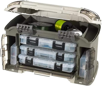 Plano Elite Series Ultimate Angled Tackle System, Graphite & Sandstone - Image 2