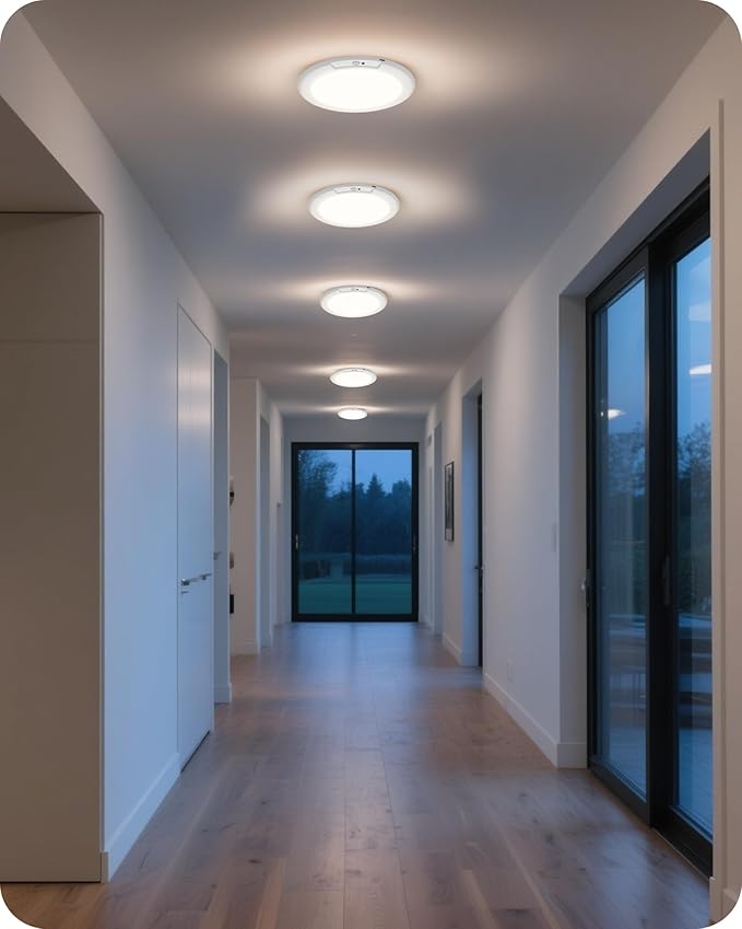 2 Pack Rechargeable Motion Sensor Ceiling Lights - Image 9