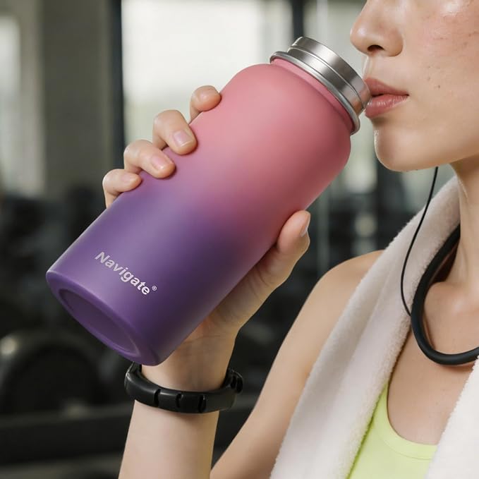 Navigate 40 oz Insulated Stainless Steel Sports Water Bottle - Image 6