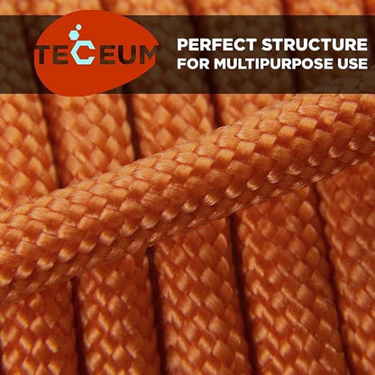 TECEUM 5/32" Paracord Rope 1000 – 1000ft / 200ft / 100ft / 50ft – Tactical - Image 5