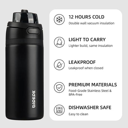 BJPKPK 17oz Insulated Water Bottle - Image 3