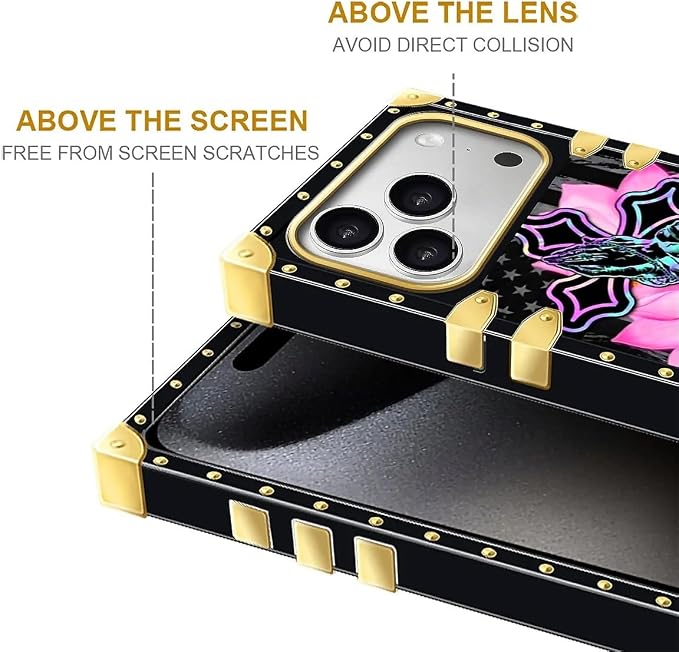 for iPhone 17 Pro Case Luxury Golden Decoration - Image 7