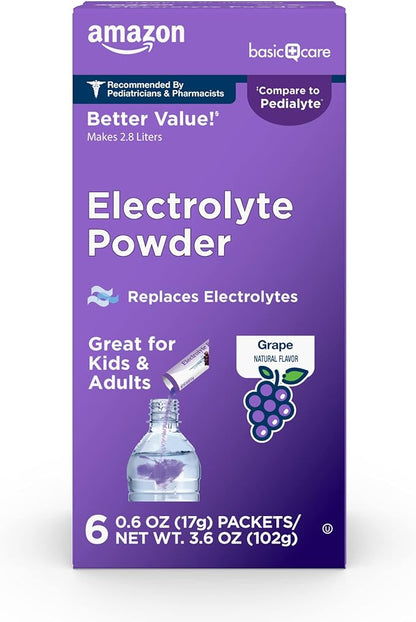 Amazon Basic Care Electrolyte Powder Packets by AmazonBasicCare