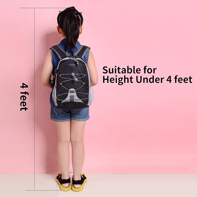 10L Small Hiking Backpack for Kids Ages 3-6 Girls Boys Under 4 feet, Mini - Image 5