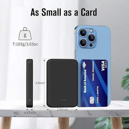 VANYUST S22 Portable Charger, Mini Colorful Power Bank, 5000mAh External - Image 2