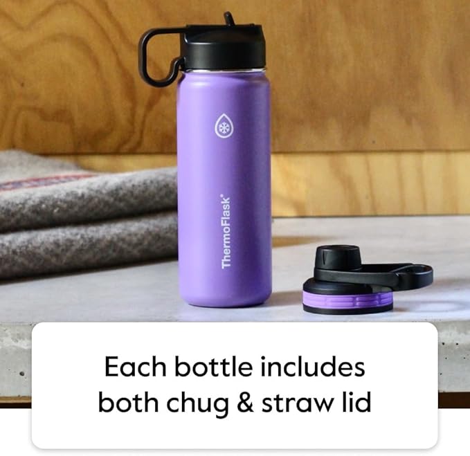 ThermoFlask 40 oz Double Wall Vacuum Insulated Stainless Steel Water Bottle - Image 3