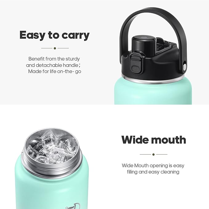 64oz Half Gallon Insulated Water Bottle - Image 6