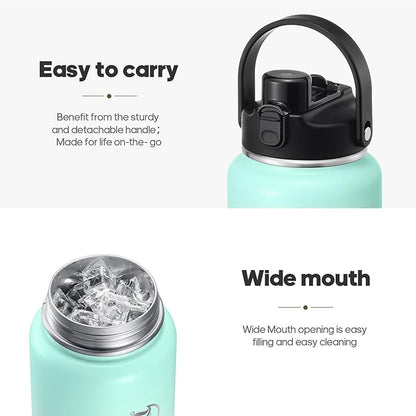 64oz Half Gallon Insulated Water Bottle - Image 6