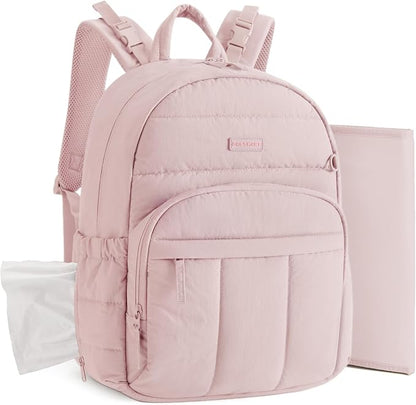 BAGSMART Diaper Bag Backpack, Lightweight Stroller-Friendly Diaper Bag by BAGSMART