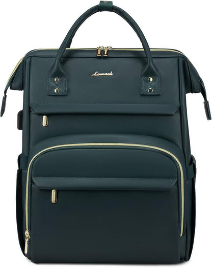 LOVEVOOK Leather Laptop Backpack by LOVEVOOK