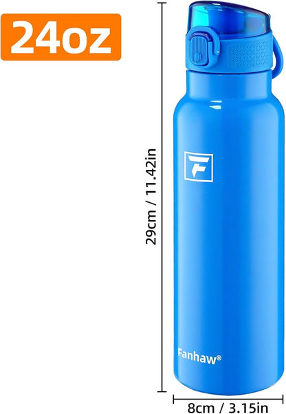 Fanhaw Daylite Series 24 oz Stainless Steel Insulated Water Bottle - Image 6