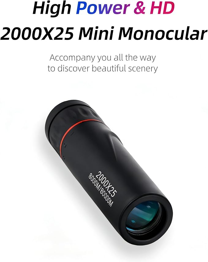 Mini Monocular Telescope, 25X High Definition HD - Image 2