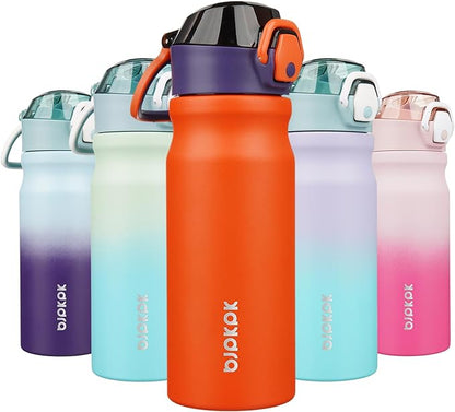 BJPKPK Insulated Water Bottle 18oz Stainless Steel Water Bottles by BJPKPK