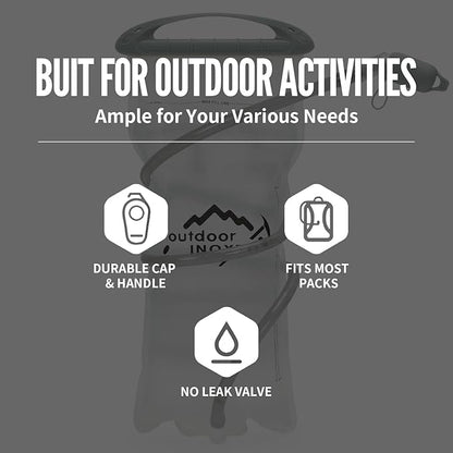 1.5L/2L/3L Hydration Bladder, INOXTO Water Bladder - Image 2