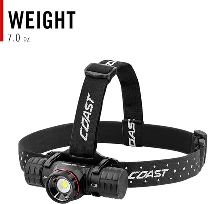 Coast® XPH34R 2700 Lumen USB-C Rechargeable-Dual Power LED Headlamp withPURE - Image 12