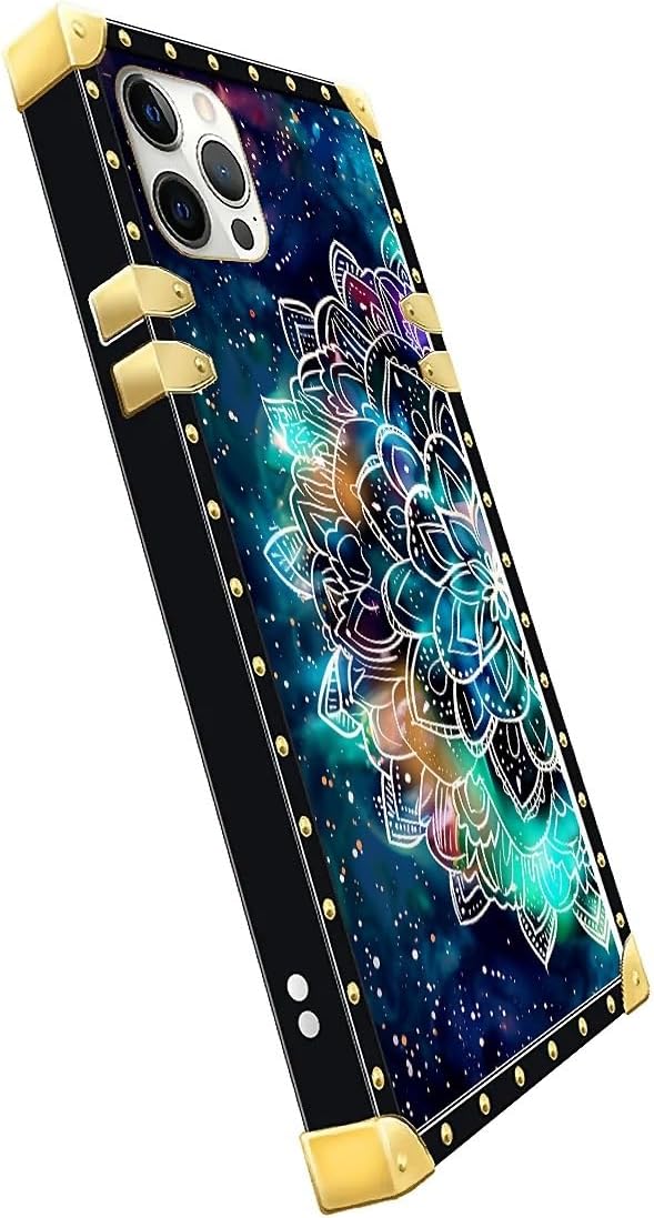 Compatible with iPhone 11 Pro Max Case, Starry Sky Colourful Mandala Luxury - Image 4
