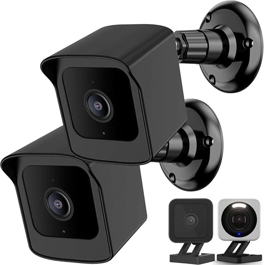 PEF Mount for All-New Wyze Cam V4/Cam V3, Weatherproof Protective Cover and 360 by PEF