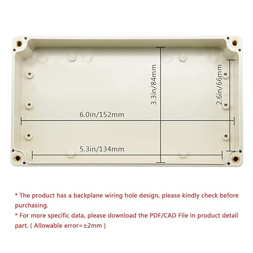 LeMotech ABS Plastic Junction Box Dustproof Waterproof IP65 Electrical - Image 5