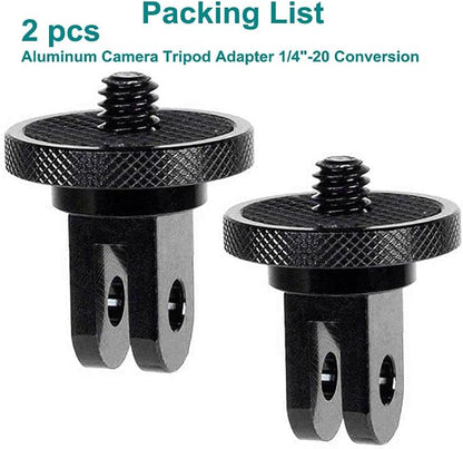Aluminum Camera Tripod Adapter 1/4"-20 Conversion Adapter Mounts Compatible - Image 4