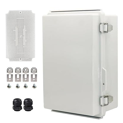 Waterproof Electrical Box with Mounting Plate, IP67 Junction Box Stainless by YETLEBOX