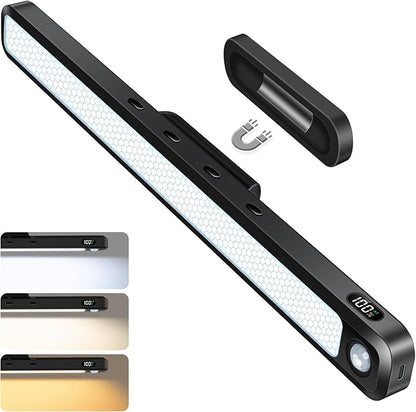 Ferswe 3W Motion Sensor Magnetic Light Bar, Eye-Friendly Rechargeable Closet by FERSWE