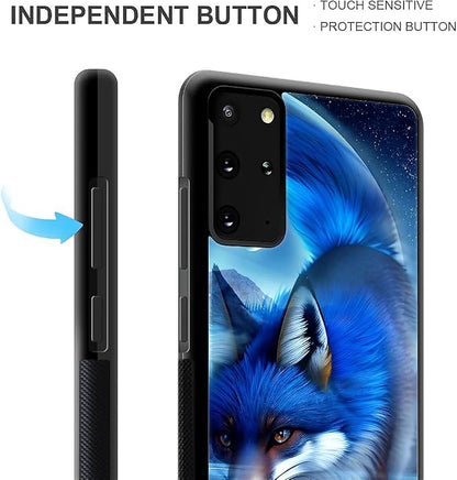 for Samsung Galaxy S20 Plus Case, Snowy Mountain Fox Lake Pattern Graphic - Image 3