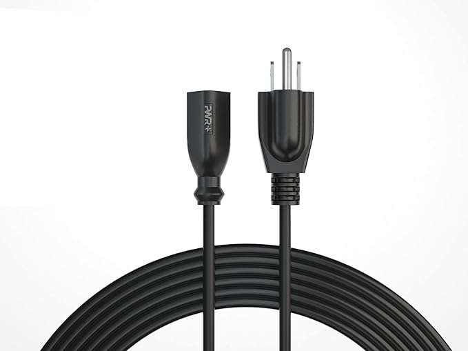 12Ft Power Extension Cord Cable Extender - Image 5