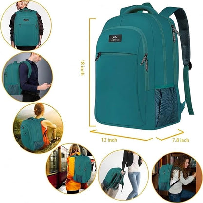 MATEIN Slim Laptop Backpack, Anti Theft 15.6 inch Computer Travel Backpack - Image 8