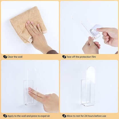 PAVSTINE Acrylic Hat Hook for Wall, 2 Pack Hat Organizer for Baseball Cap - Image 7