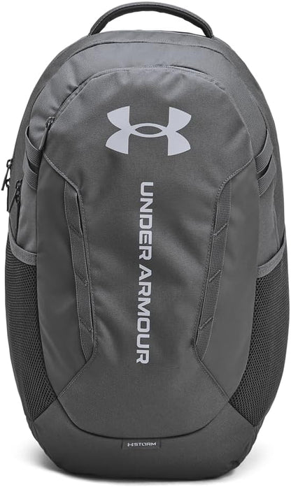 Under Armour Unisex-Adult Hustle 6.0 Backpack, Castlerock / / Steel, One Size - Image 4