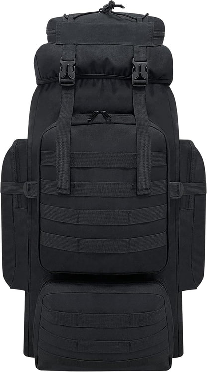 80L Hiking Backpack Men Camping Backpack, Waterproof MOLLE Military Tactical by Vaupan
