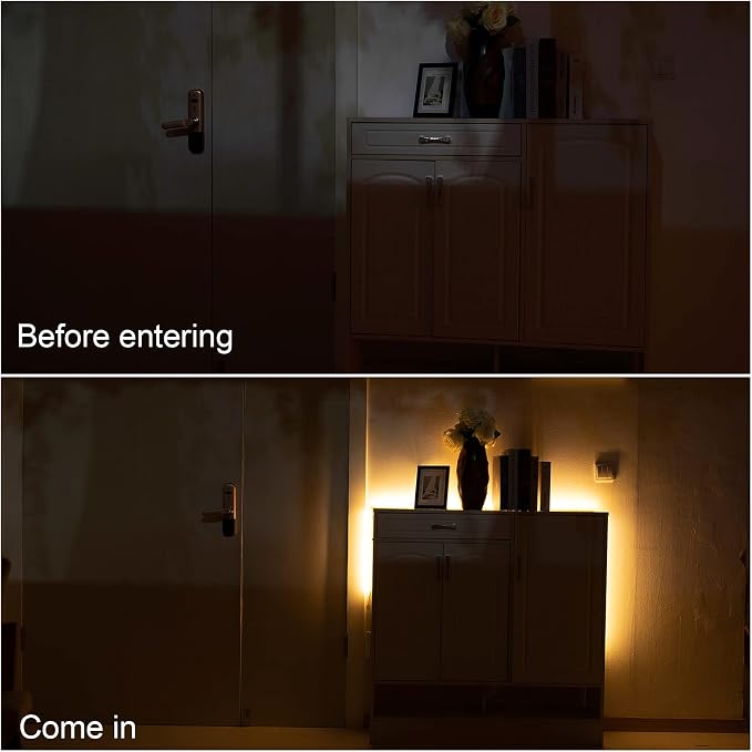 WOBANE Motion Activated LED Strip Light, Rechargeable Magnetic Battery Box - Image 7