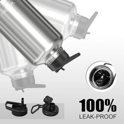 64oz Insulated Water Bottle, BPA Free&Leak Proof, Half Gallon Stainless Steel - Image 5