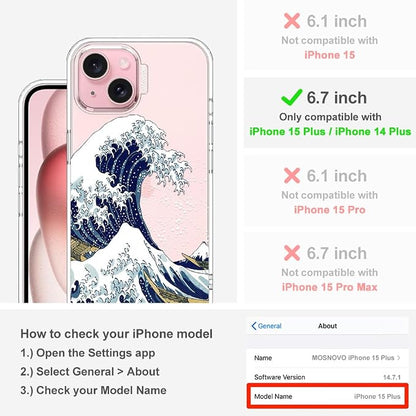 MOSNOVO Case for iPhone 15 Plus/iPhone 14 Plus - Image 2