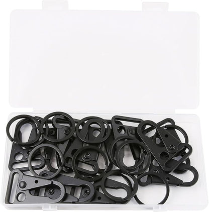 12 Sets Tactical Snap Hooks, Paracord Bracelets, Use - Image 5