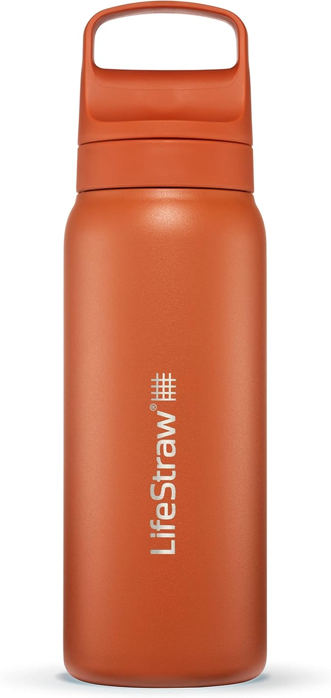 LifeStraw Go Series — Insulated Stainless Steel Water Filter Bottle by LifeStraw