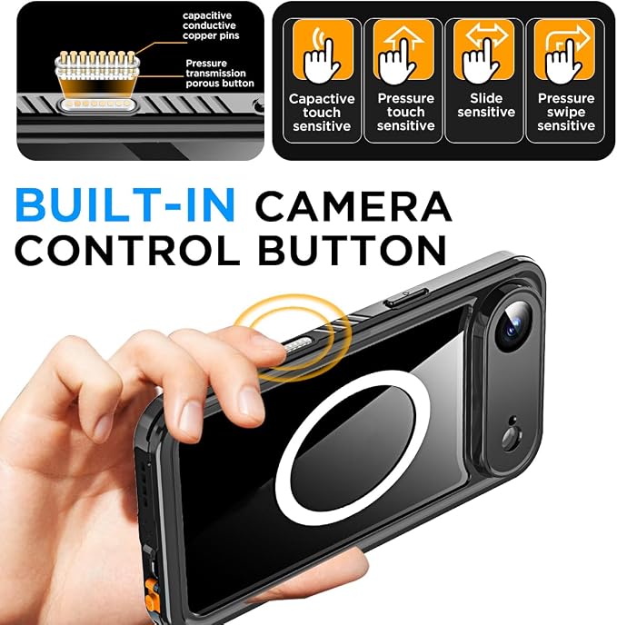 AICase for iPhone Air Case Waterproof Clear - Image 7