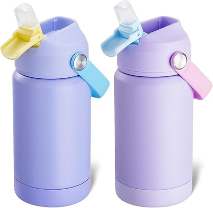 Kerilyn 12oz Water Bottle 2 Pack, Stainless Steel Insulated Water Bottle Bulk by Kerilyn