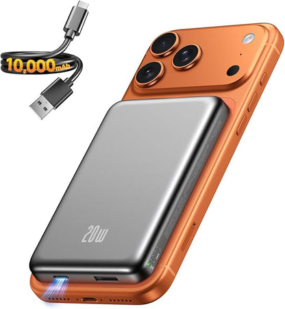 Portable Charger for Magsafe Power Bank - 10000mAh Magnetic Phone Charger by WELCOME