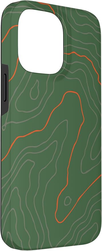 Backcountry Topo Guide Orange Lines Topographical Map Case - Image 3