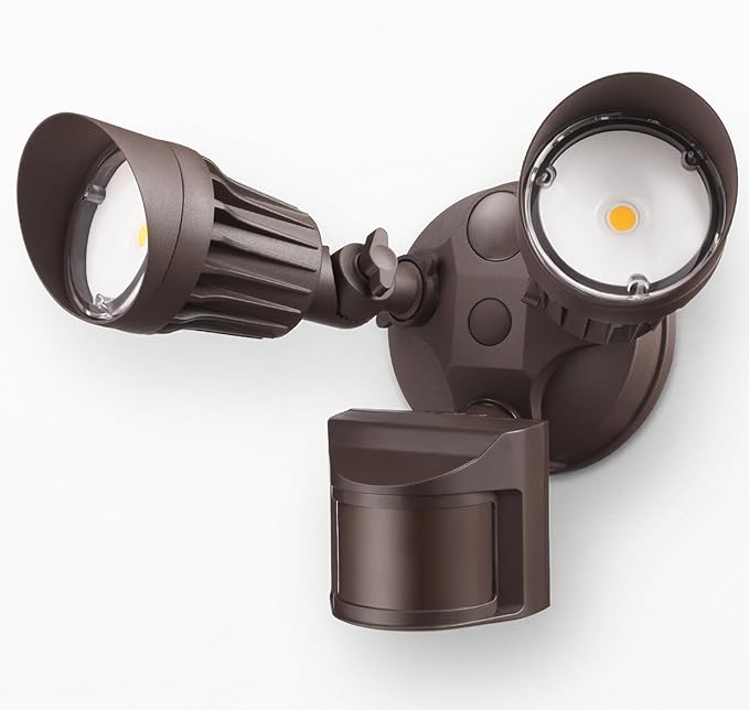 LEONLITE COB LED Security Light, Motion Sensor Outdoor Lights, Dusk to Dawn by LEONLITE