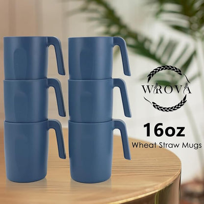 Wrova 16oz Wheat Straw Cups - Image 5