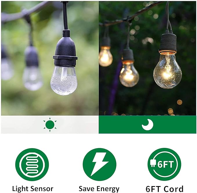 TiFFCOFiO Outdoor Power Strip Timer, Dusk to Dawn Light Sensor Countdown - Image 6