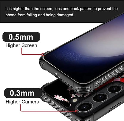 for Samsung Galaxy S23 Plus Case, Sakura Japanese Samurai Pattern Graphic - Image 5