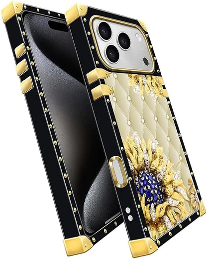 for iPhone 17 Pro Case Luxury Golden Decoration - Image 3
