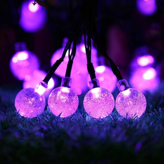 Toodour Solar String Lights Outdoor, 56ft 100 LED Globe String Light - Image 2