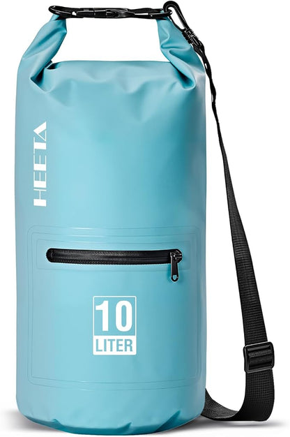 HEETA Waterproof Dry Bag with Front Zippered Pocket by HEETA